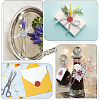 60Pcs 3 Colors Heart Adhesive Wax Seal Stickers DIY-CP0010-21-5
