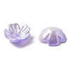 Gradient Color Acrylic Bead Caps OACR-Z028-01D-2