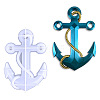 DIY Anchor Wall Decoration Silicone Molds LS-DIY-A034-25D-1