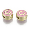 Alloy Enamel Beads ENAM-S122-028C-NR-2