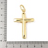 Cross Brass Pendants KK-M327-07B-G-3