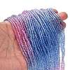 Transparent Painted Glass Beads Strands LS-DGLA-A034-T2mm-A08-2
