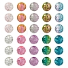 210~250Pcs 10 Style Spray Painted Crackle Glass Beads CCG-YW0001-06-2