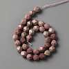 Natural Rhodonite Beads Strands G-WH0021-42B-2