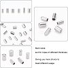 Unicraftale 240Pcs 6 Style Stainless Steel Cord Ends STAS-UN0025-46-4