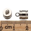Tarnish Resistant 304 Stainless Steel Cord Ends X-STAS-E020-2-3
