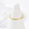 Simple Brass Finger Rings for Women RJEW-G343-12G-2