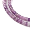 Natural Lepidolite/Purple Mica Stone Beads Strands G-NH0001-F04-01-4