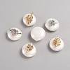 Shell Pearl Beads ZIRC-I033-5