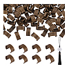 120Pcs Brass Folding Crimp Ends KK-PH0014-10AB-6