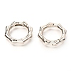 Zinc Alloy Spring Gate Rings PALLOY-H111-02B-P-2