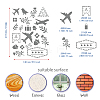 Travel Theme Custom Stainless Steel Cutting Dies Stencils DIY-WH0289-030-2