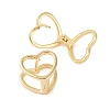 Brass Hoop Earring EJEW-Q385-05G-2