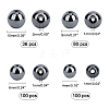 316Pcs Non-magnetic Synthetic Hematite Beads Strands G-PH0019-31-5