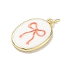 Printed Brass Pendants KK-CBA9B3D-02G-01-2