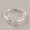 Adjustable Brass Finger Rings Components KK-WH0054-22B-S-1
