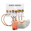 Bohemian Style Alloy Stud Earrings & Dangle Earrings WG205EE-32-2