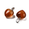 Natural Carnelian Pendants G-J386-H19-P-2