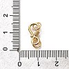 Brass S-Hook Clasps KK-K378-76G-3