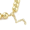 Brass Beaded Necklaces NJEW-L170-08A-G-3
