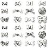 60Pcs 12 Styles Tibetan Style Alloy Beads FIND-CJ0002-28A-3
