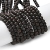 Natural Ebony Wood Beads Strands WOOD-P011-03-4mm-A-1