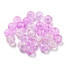 Spray Painted Crackle Glass Beads CCG-XCP0001-10-1
