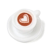 Resin Coffee Miniature Ornaments DOLL-P002-A03-2