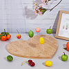 Heart Bamboo Lollipop Display Stands ODIS-WH0030-87-5