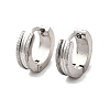 304 Stainless Steel Hoop Earrings EJEW-L302-03C-P-5