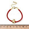 Christmas Nylon Cord Bracelets BJEW-L715-02G-01-5