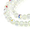Transparent Glass Beads Strands EGLA-N016-3mm-06-3