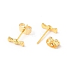 304 Stainless Steel Tiny Candy Stud Earrings with 316 Stainless Steel Pins for Women EJEW-J043-10G-2