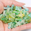 100Pcs Gradient Color Transparent Acrylic Beads OACR-FP0001-35-3