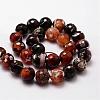 Natural Fire Crackle Agate Bead Strands G-G882-14mm-B06-1-2