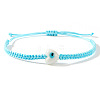 Bohemian Glass Bead Braided Bead Bracelets HV2776-8-1