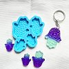 Hamsa Hand Shape DIY Pendant Silicone Molds DIY-M048-01-1