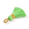 Polycotton(Polyester Cotton) Tassel Pendant Decorations FIND-N006-01C-2