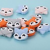 12Pcs 4 Colors Cartoon Fox Silicone Beads JX704A-3