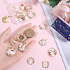 SUNNYCLUE 20Pcs 10 Styles Alloy Enamel Pendants ENAM-SC0004-09-3