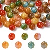 70Pcs 7 Colors Transparent Resin Beads RESI-YW0006-37-1