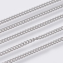 304 Stainless Steel Curb Chains CHS-F006-03A-P