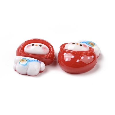 Opaque Resin Cabochons RESI-I037-06A-1