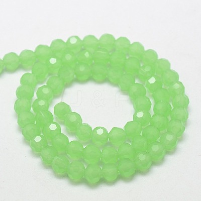 Imitation Jade Glass Beads Strands EGLA-J042-4mm-28-1