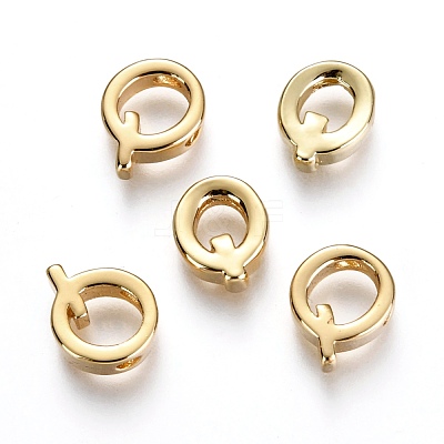 Brass Charms ZIRC-I037-01Q-G-1