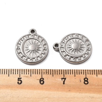 304 Stainless Steel Pendants STAS-V002-05P-1