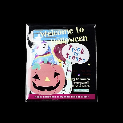 Halloween Theme Plastic Bakeware Bag OPP-Q004-02A-1