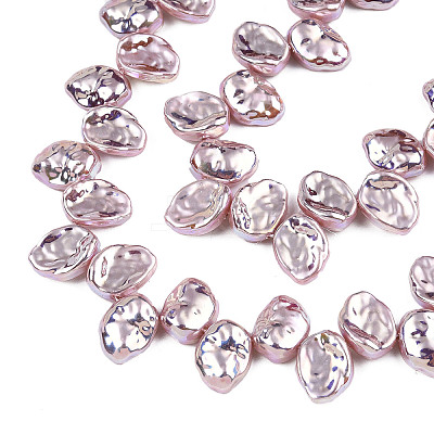 ABS Plastic Imitation Pearl Beads Strands KY-N015-16-A03-1