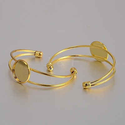 Brass Cuff Bangle Making LS-KK-J184-57G-1
