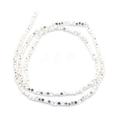 Electroplate Non-magnetic Synthetic Hematite Beads Strands G-L485-10C-S-1